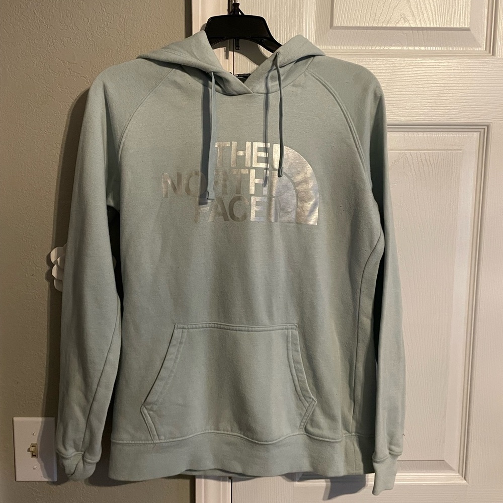 The North Face Women’s Light Teal Blue Hoodie